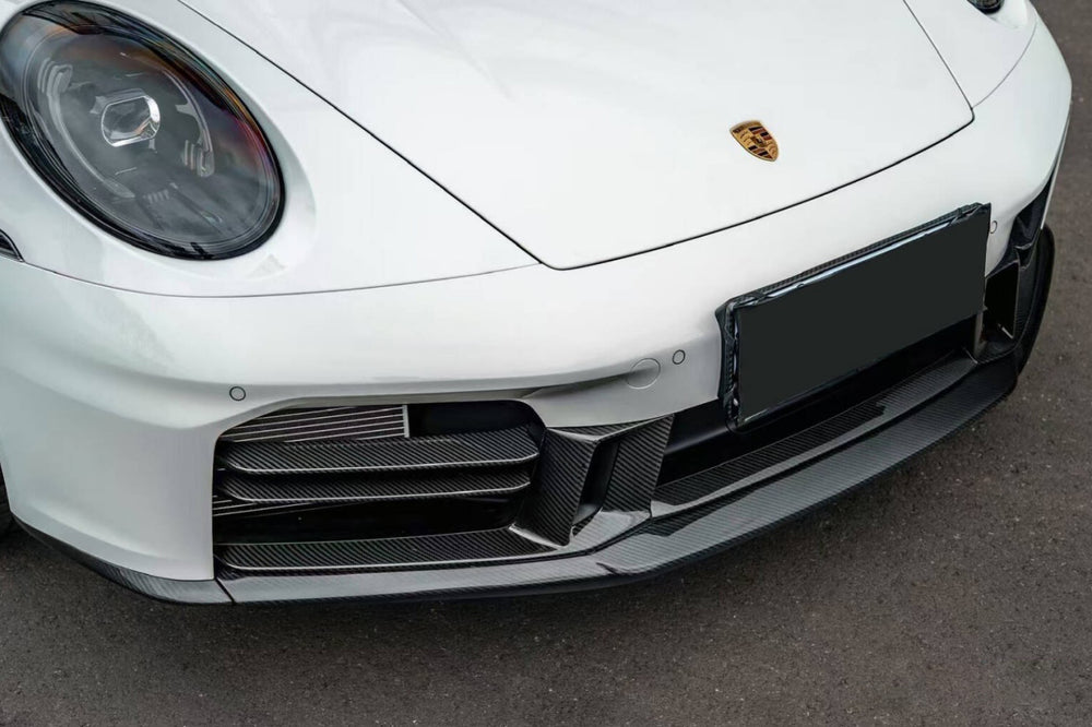 DarwinPRO 2024-UP Porsche 992.2 Facelift Carrera 2C 4C Coupe Cabriolet Sport Design Only OE Style Front Bumper Air Vents Trims