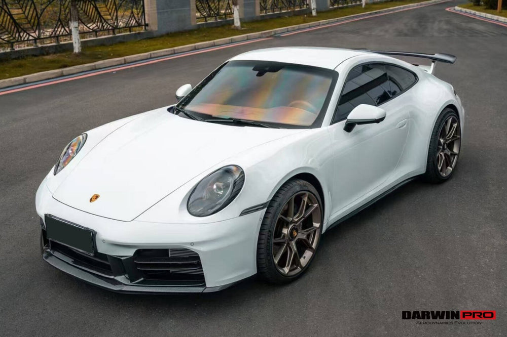 DarwinPRO 2024-UP Porsche 992.2 Facelift Carrera 2C 4C Coupe Cabriolet Sport Design Only OE Style Front Lip