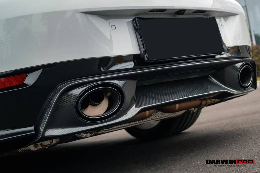 DarwinPRO 2024-UP Porsche 992.2 Facelift Carrera 2C 4C Coupe Cabriolet OE Style Rear Didffuser