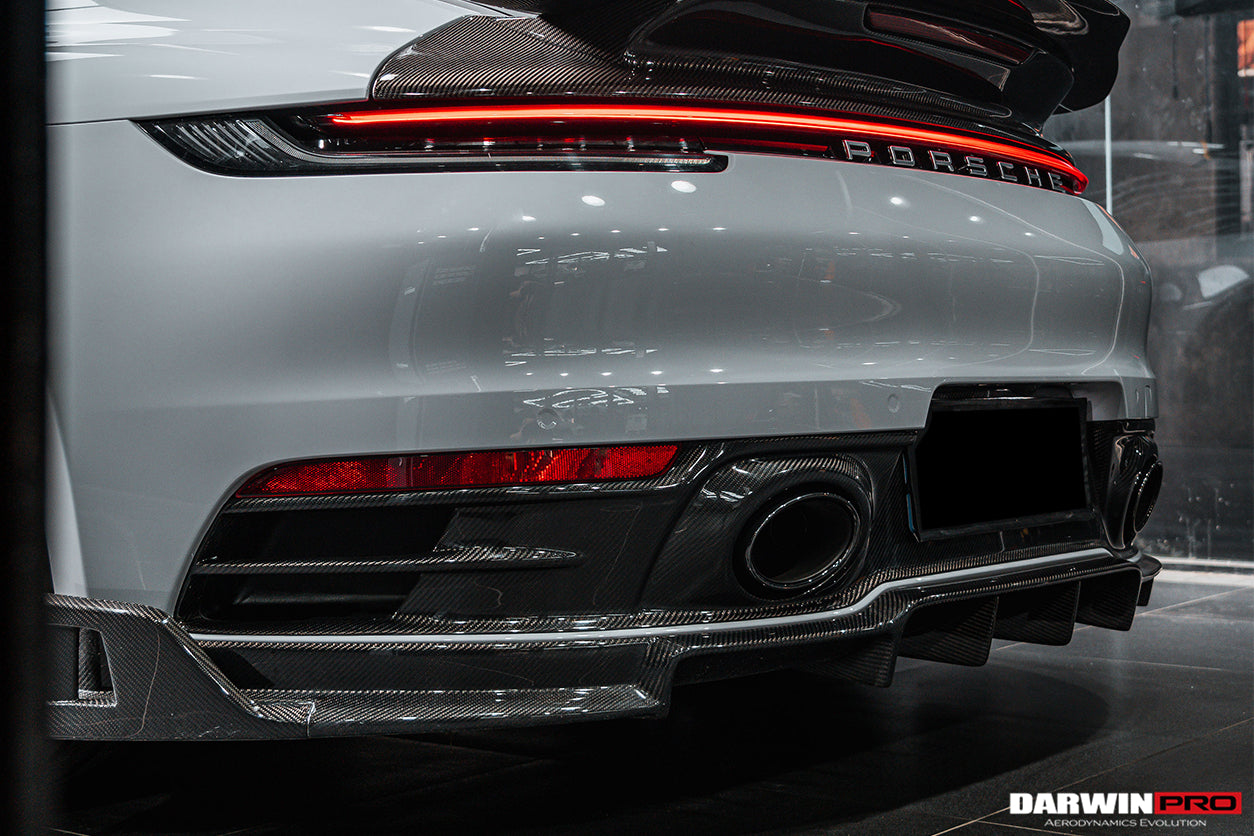 992 Targa Rear Defuser DarwinPRO 2019-2024 Porsche 911 992 Carrera S & 4 & 4S & Targa ...