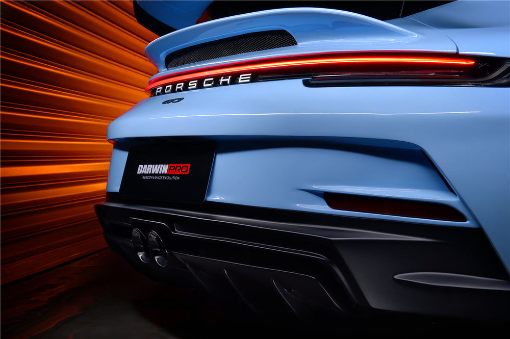 DarwinPRO 2019-2024 Porsche 911 992 Carrera & S & 4 & 4S & Targa & Cabriolet GT3 Style Rear Bumper