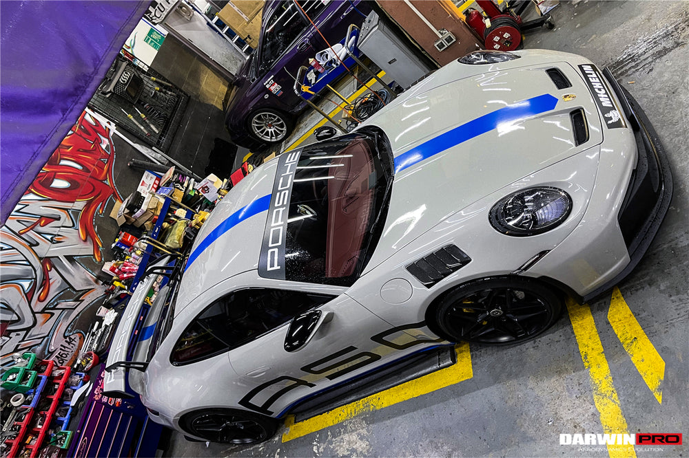 Faldones laterales DarwinPRO 2019-2024 para Porsche 911 992 Carrera, S, 4, 4S, Targa y Cabriolet estilo GT3