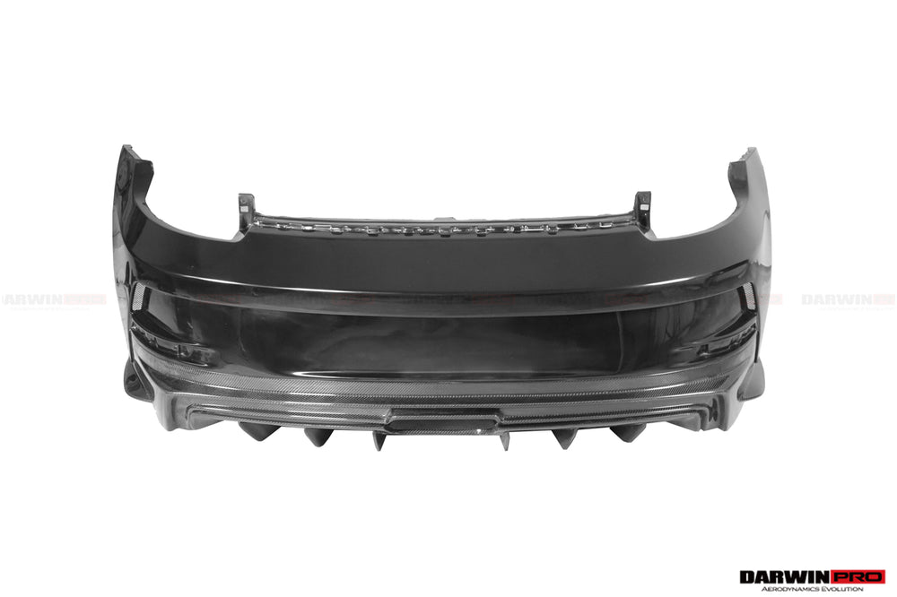 DarwinPRO 2019-2024 Porsche 911 992 Carrera & S & 4 & 4S & Targa & Cabriolet GT3 Style Rear Bumper