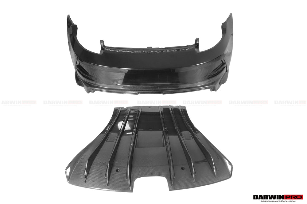 DarwinPRO 2019-2024 Porsche 911 992 Carrera & S & 4 & 4S & Targa & Cabriolet GT3 Style Rear Bumper