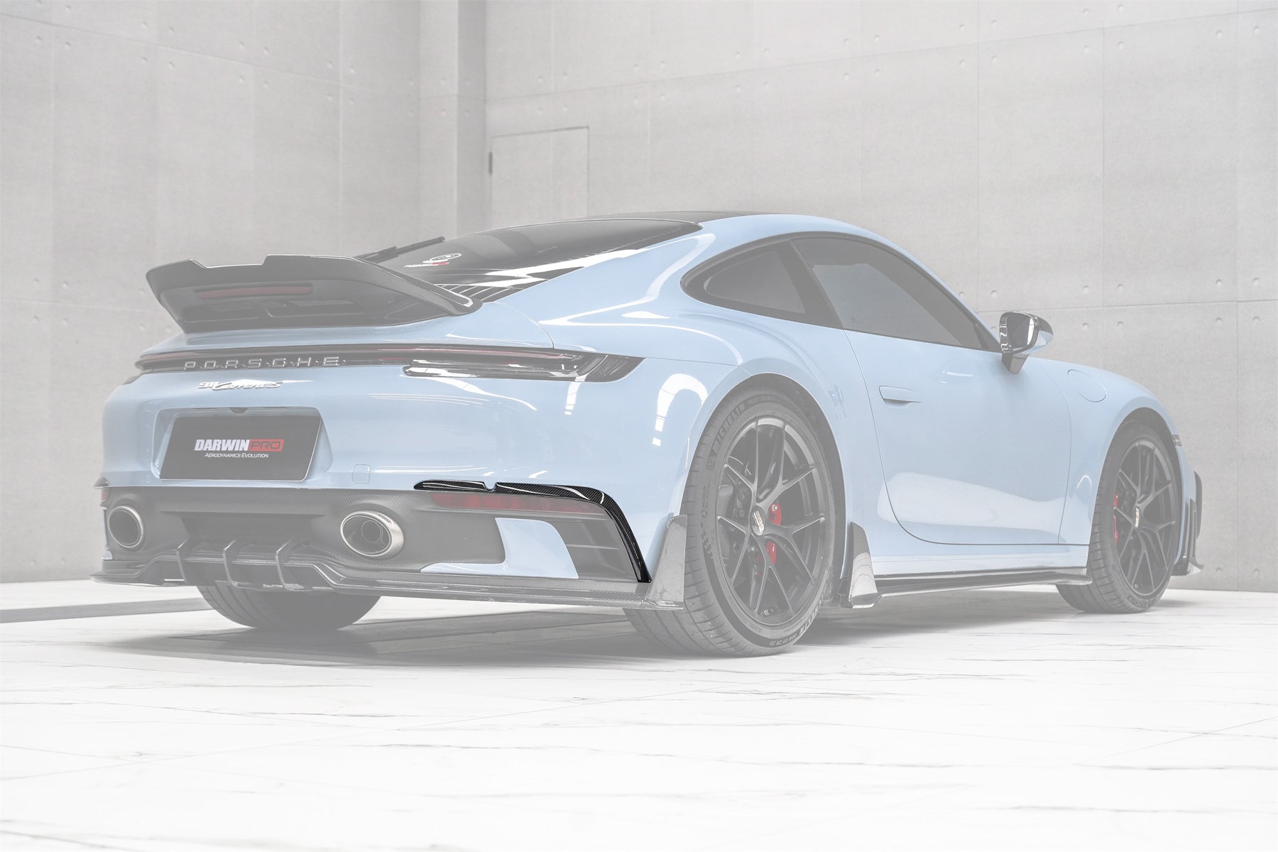 2019-2024 Porsche 911 992 SD-Sport Design Model Carbon Fiber Rear