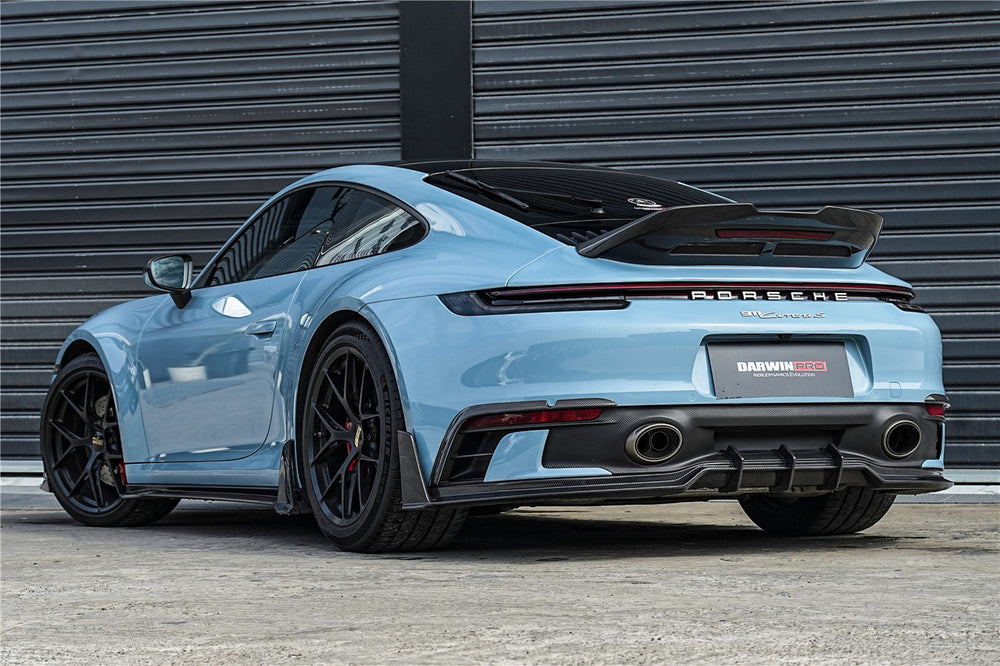 DarwinPRO 2019-2024 Porsche 911 992 Carrera S & 4 & 4S BKSS Ver.4 Style Trunk Wing