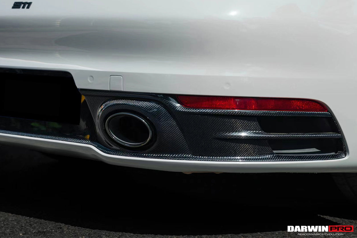 992 Targa Rear Defuser DarwinPRO 2019-2024 Porsche 911 992 Carrera S & 4 & 4S & Targa ...