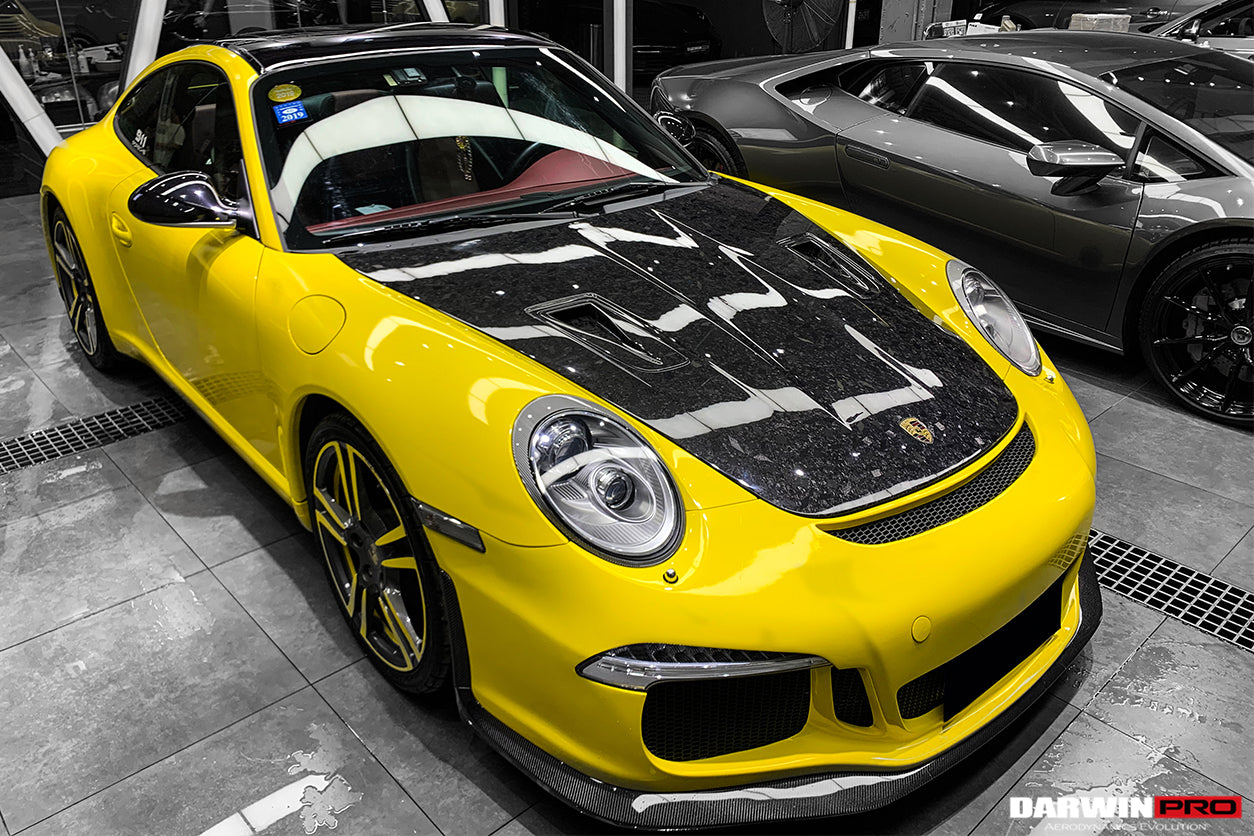DarwinPRO 2005-2012 Porsche 911 997 Carrera & S & 4S & Turbo & 06-12 Cayman 987 GT2RS Style Hood - DarwinPRO Aerodynamics