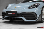  DarwinPRO 2021-2024 Porsche 718 Cayman & Boxster Stuttmate Part Carbon Fiber Front Bumper With ACC Hole 