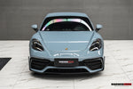  DarwinPRO 2020-2024 Porsche 718 Cayman & Boxster BKSS Style Part Carbon Fiber Front Bumper With ACC Hole - DarwinPRO Aerodynamics 