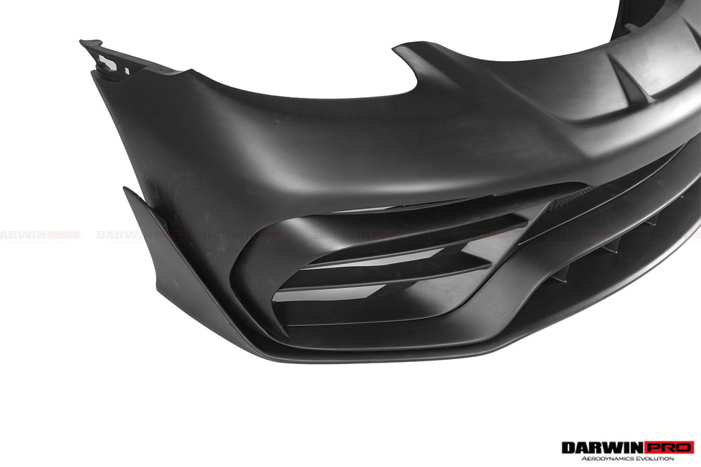 DarwinPRO 2021-2024 Porsche 718 Cayman & Boxster Stuttmate Part Carbon Fiber Front Bumper With ACC Hole