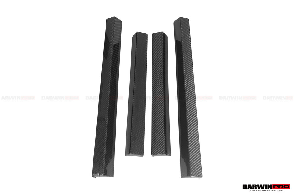 Cubierta de panel de puerta de fibra de carbono estilo BKSS de Rolls-Royce Cullinan 2018-2024