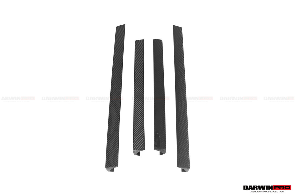 Cubierta de panel de puerta de fibra de carbono estilo BKSS de Rolls-Royce Cullinan 2018-2024