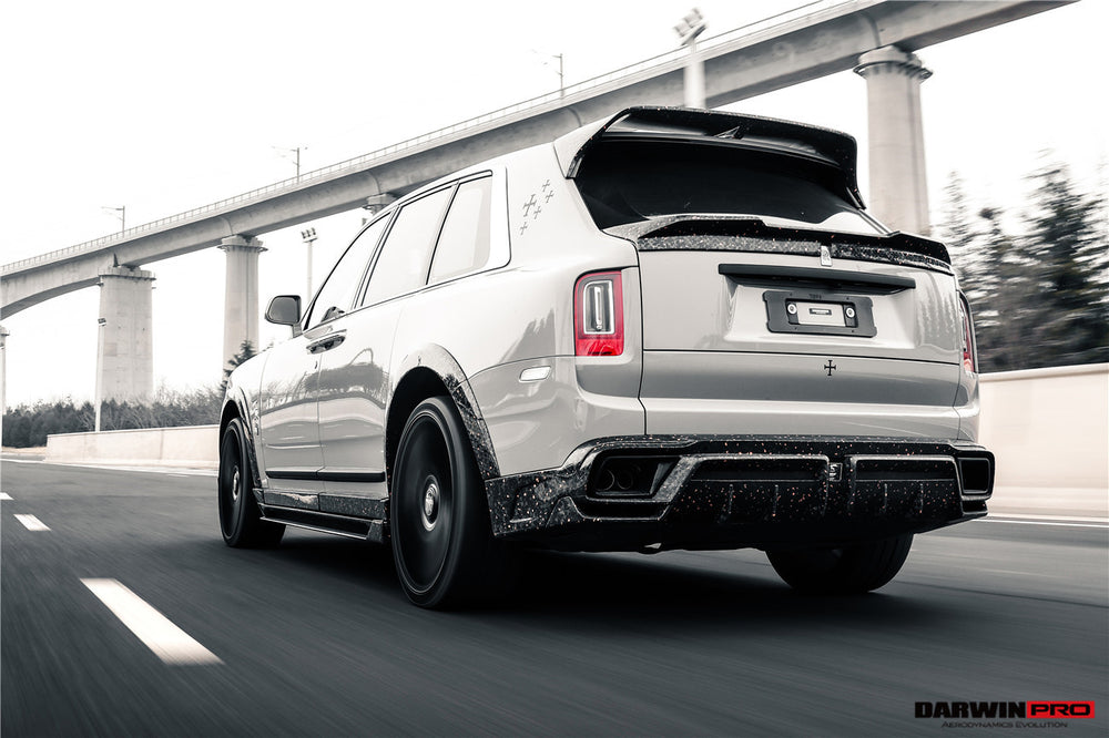 Cubierta de panel de puerta de fibra de carbono estilo BKSS de Rolls-Royce Cullinan 2018-2024