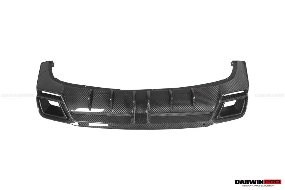 Difusor de labio trasero de fibra de carbono estilo BKSS Rolls-Royce Cullinan 2018-2024