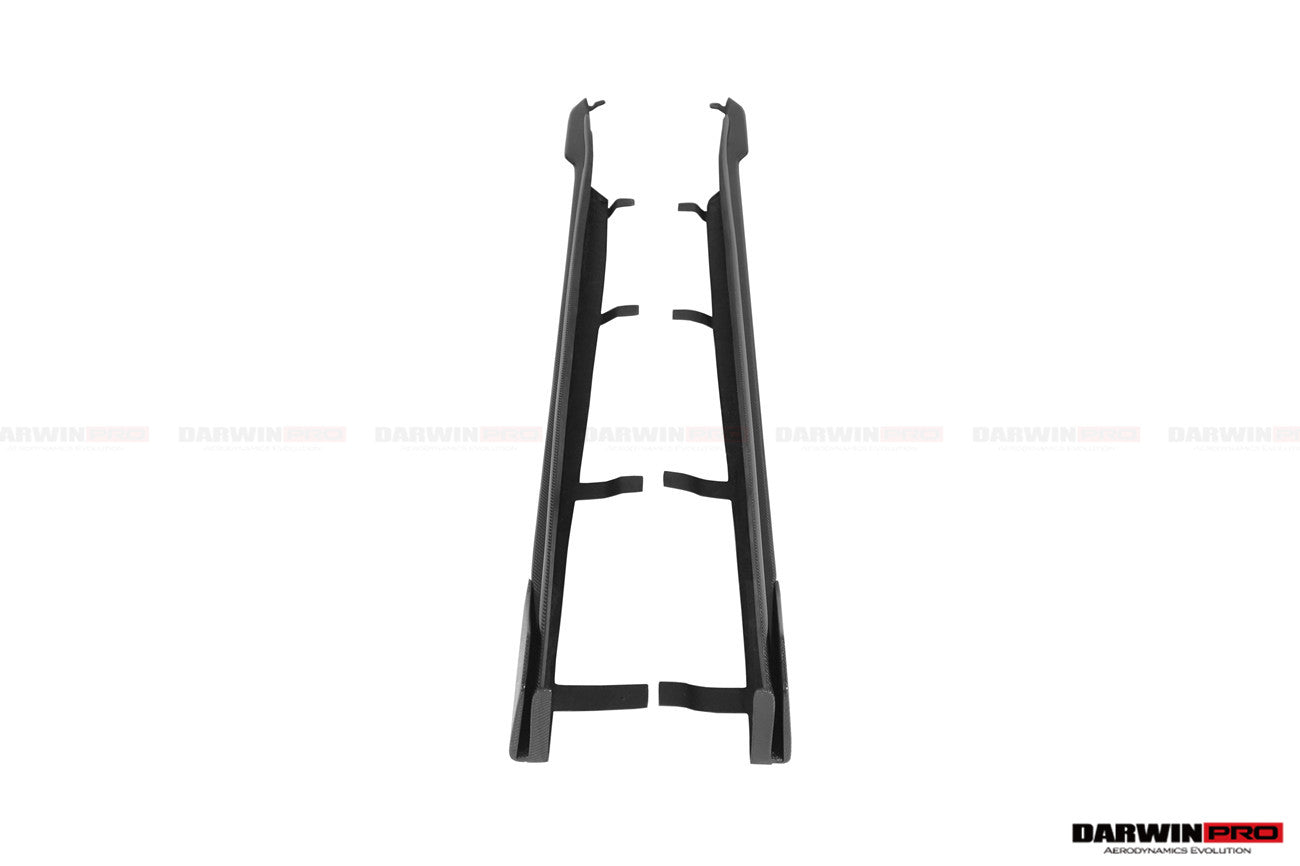 IKON Style Side Skirts – For 2020-2026 Toyota GR Supra A90/A91 – Matte Black PP, Pair (Rocker Panel Extensions)