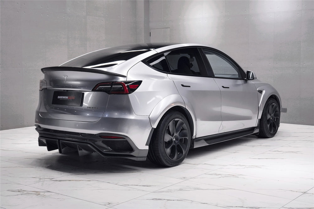 PARAURTI PER TESLA Model Y 2020-22 2021 grembiule anteriore spoiler PARAURTI PER TESLA Model Y 2020-22 2021 grembiule anteriore spoiler