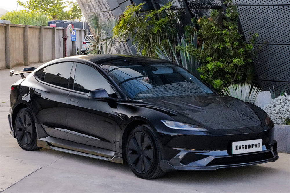 2024-2026 Tesla Model 3 Highland RWD AWD Carbon Fiber IMP Design Front Lip（DONT FIT PERFORMANCE）