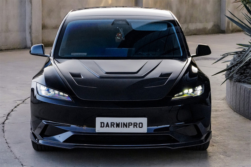 2024-2026 Tesla Model 3 Highland RWD AWD Carbon Fiber IMP Design Front Lip（DONT FIT PERFORMANCE）