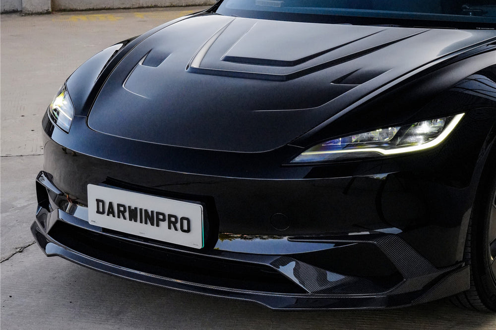 2024-2026 Tesla Model 3 Highland RWD AWD Carbon Fiber IMP Design Front Lip（DONT FIT PERFORMANCE）