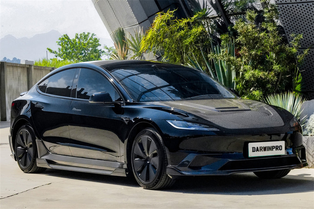 2024-2026 Tesla Model 3 Highland RWD AWD Carbon Fiber IMP Design Front Lip（DONT FIT PERFORMANCE）