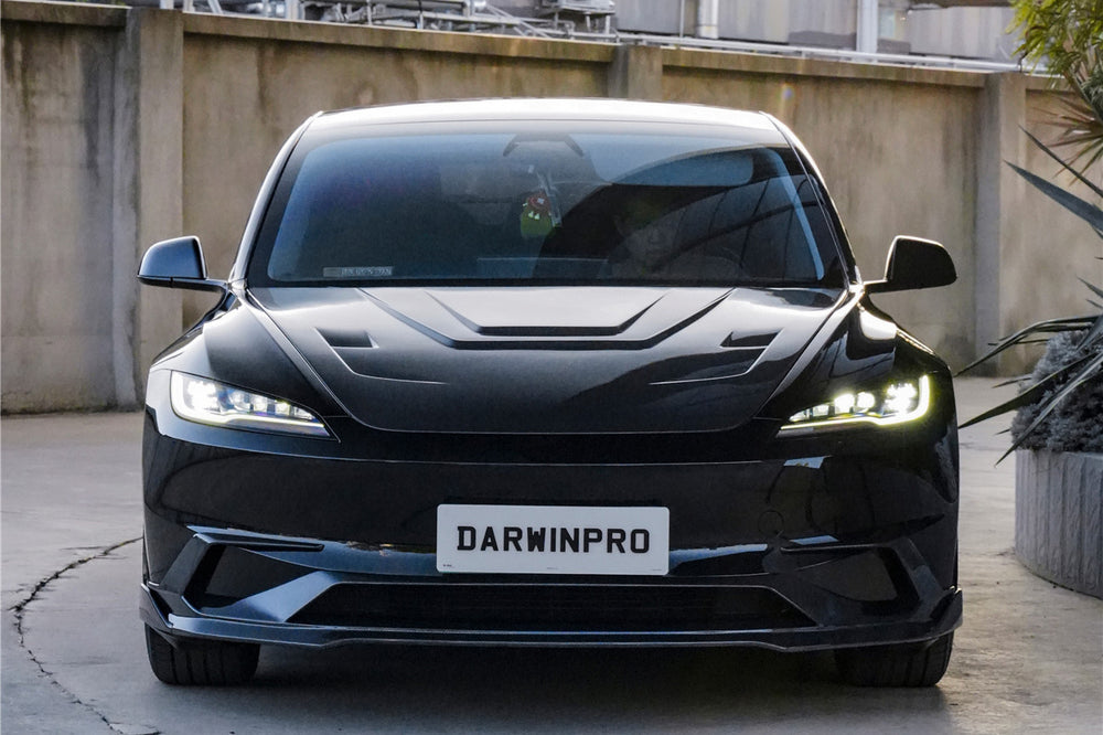 2024-2026 Tesla Model 3 Highland RWD AWD Carbon Fiber IMP Design Front Lip（DONT FIT PERFORMANCE）