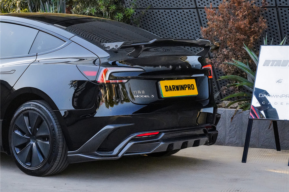 2024-2026 Tesla Model 3 Highland RWD AWD PERFORMANCE Carbon Fiber IMP Design Rear Diffuser