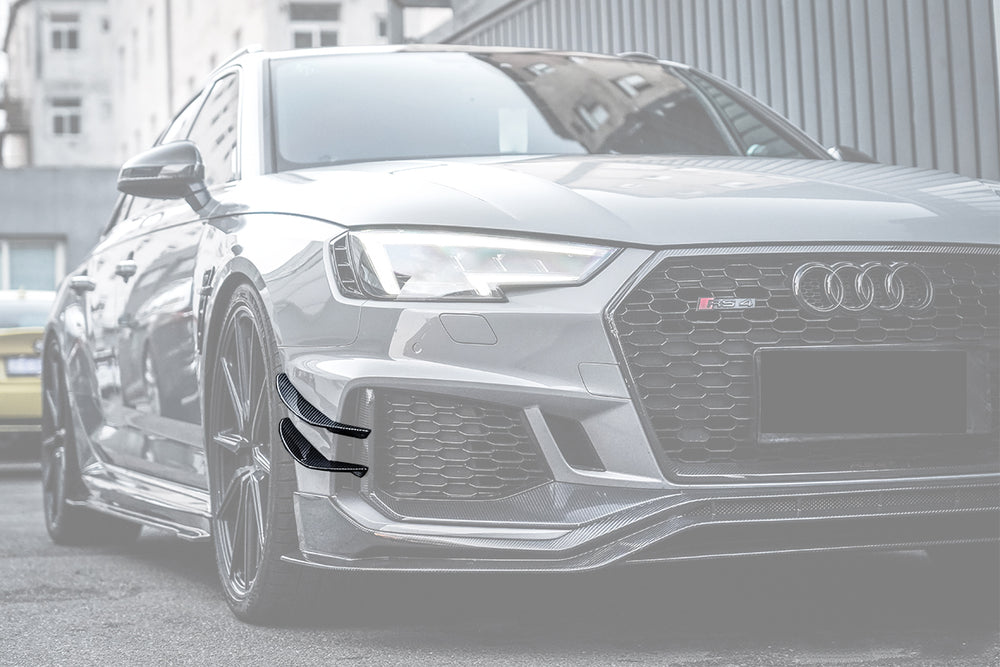 Canards delanteros estilo Audi RS4 B9 BKSS 2017-2019