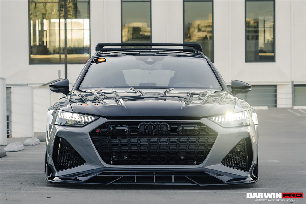 DarwinPRO 2019-2025 Audi RS6 Avant C8 & RS7 Quattro IMP Performance Front Lip - DarwinPRO Aerodynamics