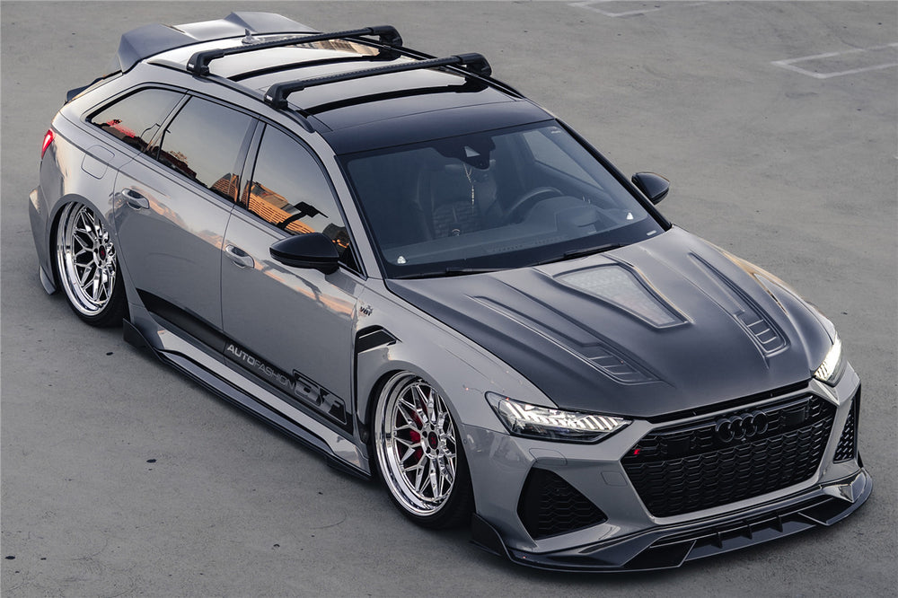 DarwinPRO 2019-2023 Audi RS6 Avant C8 IMP Performance Partial Carbon Fiber Hood