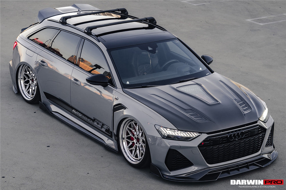 DarwinPRO 2019-2025 Audi RS6 Avant C8 & RS7 Quattro IMP Performance Side Skirts Under Board - DarwinPRO Aerodynamics