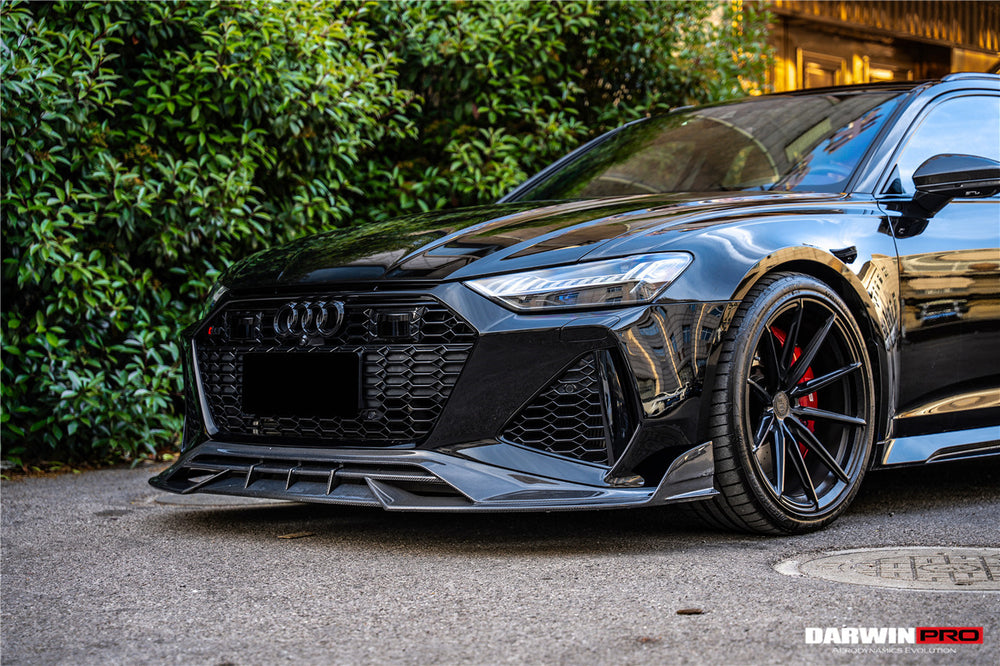 DarwinPRO 2019-2025 Audi RS6 Avant C8 & RS7 Quattro IMP Performance Front Lip - DarwinPRO Aerodynamics