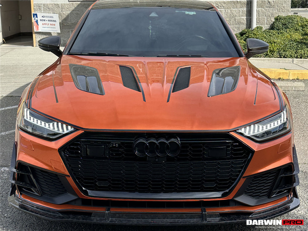 DarwinPRO 2019-2025 Audi RS7 A7 S7 C8 Quattro IMP Performance Ver.2 Hood - DarwinPRO Aerodynamics