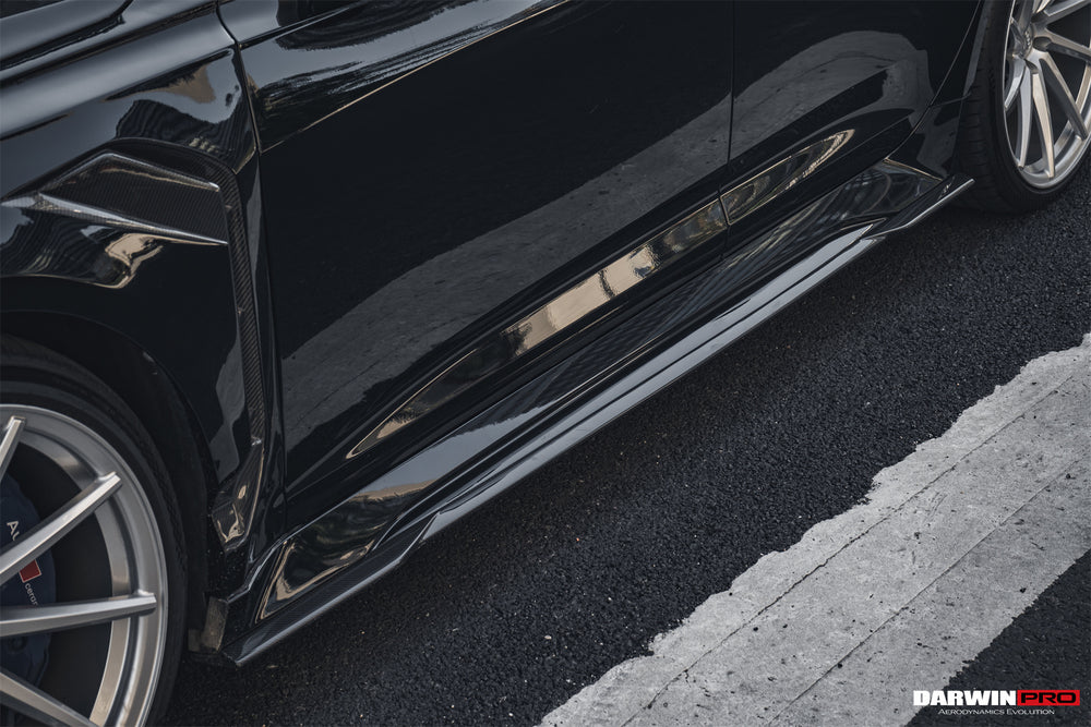 DarwinPRO 2019-2025 Audi RS6 Avant C8 & RS7 C8 Quattro IMP Performance Ver.2 Side Skirts Under Board