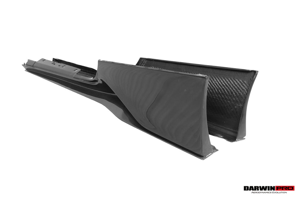 DarwinPRO 2010-2015 Ferrari 458 Coupe & Spyder BKSS Style Side Skirts - DarwinPRO Aerodynamics