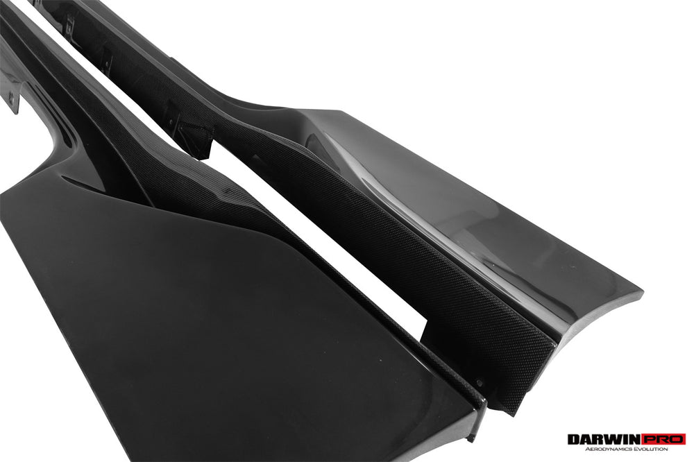 DarwinPRO 2010-2015 Ferrari 458 Coupe & Spyder BKSS Style Side Skirts - DarwinPRO Aerodynamics