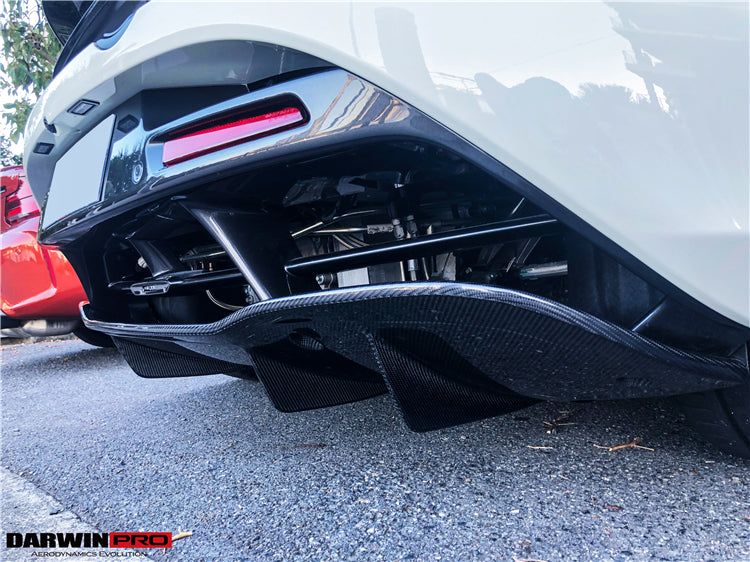 2017-2023 McLaren 720s Carbon Fiber Rear Bumper Center Valance - DarwinPRO Aerodynamics