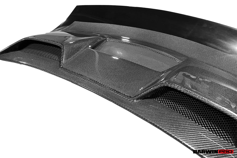 DarwinPRO 2013-2019 Porsche 911 991.1 & 991.2 Turbo & S GT2RS Style Carbon Fiber Trunk Spoiler Wing - DarwinPRO Aerodynamics