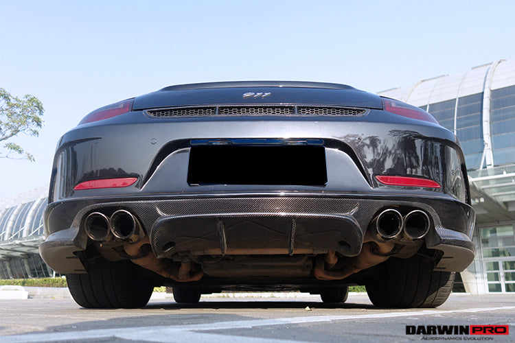 Parachoques trasero estilo Porsche 911 997.2 Carrera/S 991GT3 2009-2012