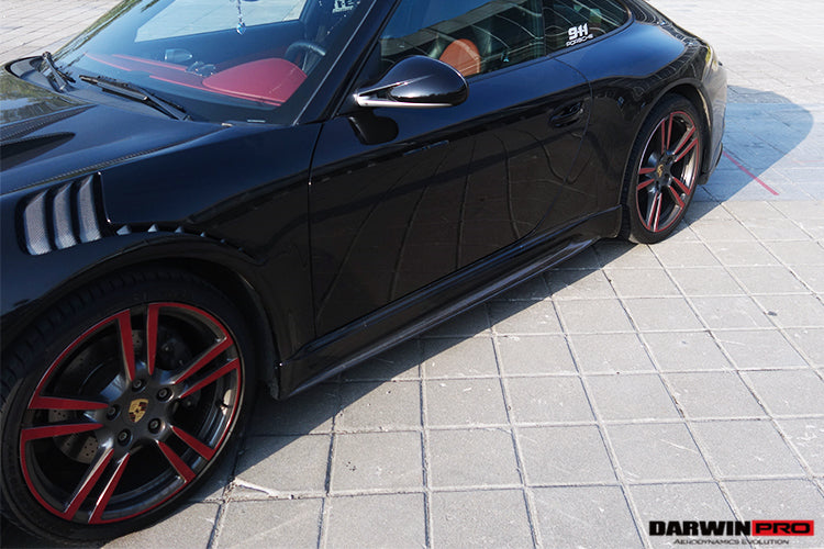 2009-2012 Porsche 911 997.2 Carrera S 991GT3 Style Side Skirts - DarwinPRO Aerodynamics