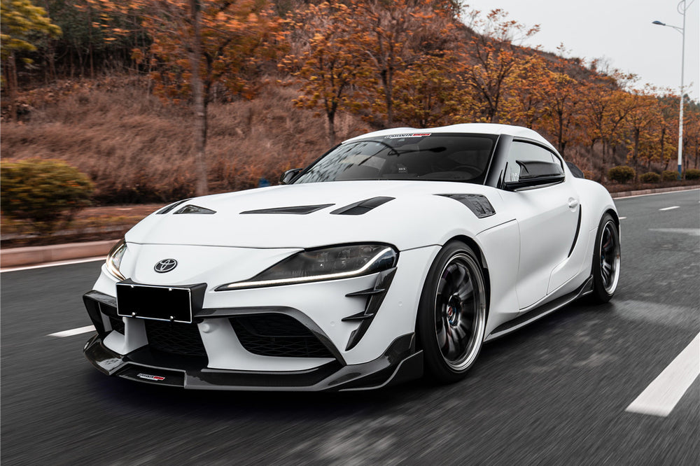 2019-UP Toyota GR Supra (J29 & DB) A90 A91 BKSS Style Carbon Fiber Front Bumper Vents - DarwinPRO Aerodynamics