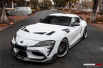  2019-UP Toyota GR Supra (J29 & DB) A90 A91 BKSS Style Carbon Fiber Front Bumper Vents 