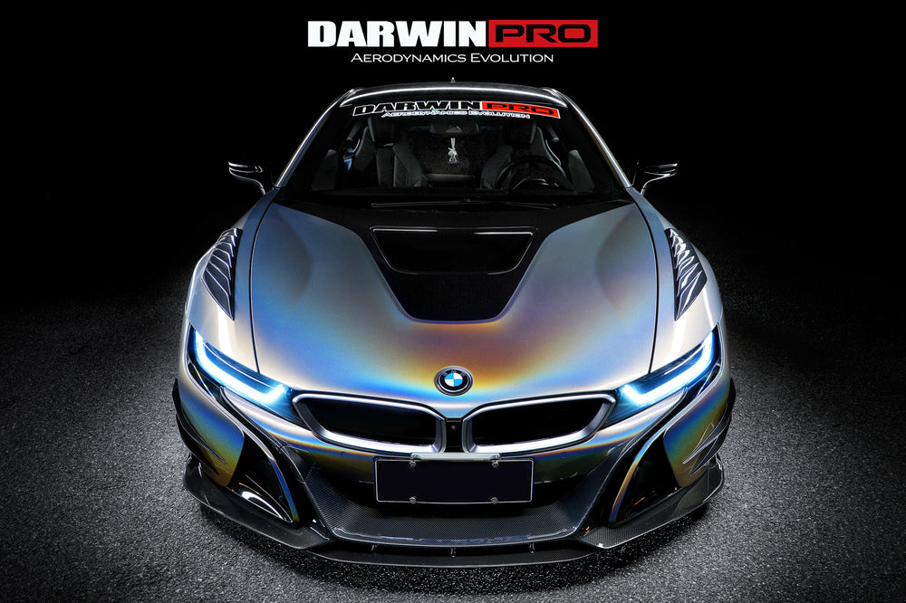 2014-2018 BMW i8 BZK Carbon Fiber Front Canards - DarwinPRO Aerodynamics