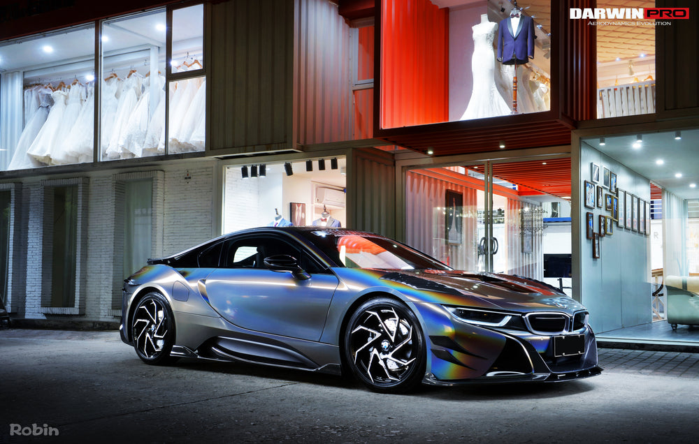 2014-2018 BMW i8 BZK Carbon Fiber Front Canards - DarwinPRO Aerodynamics