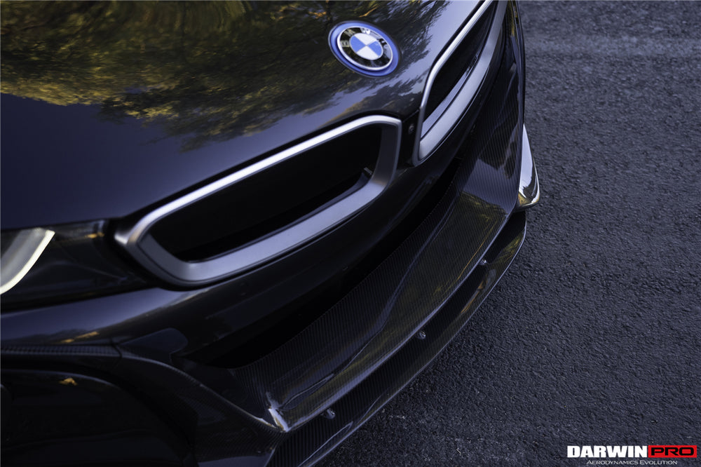 2014-2018 BMW i8 BZK Carbon Fiber Front Lip Splitter - DarwinPRO Aerodynamics