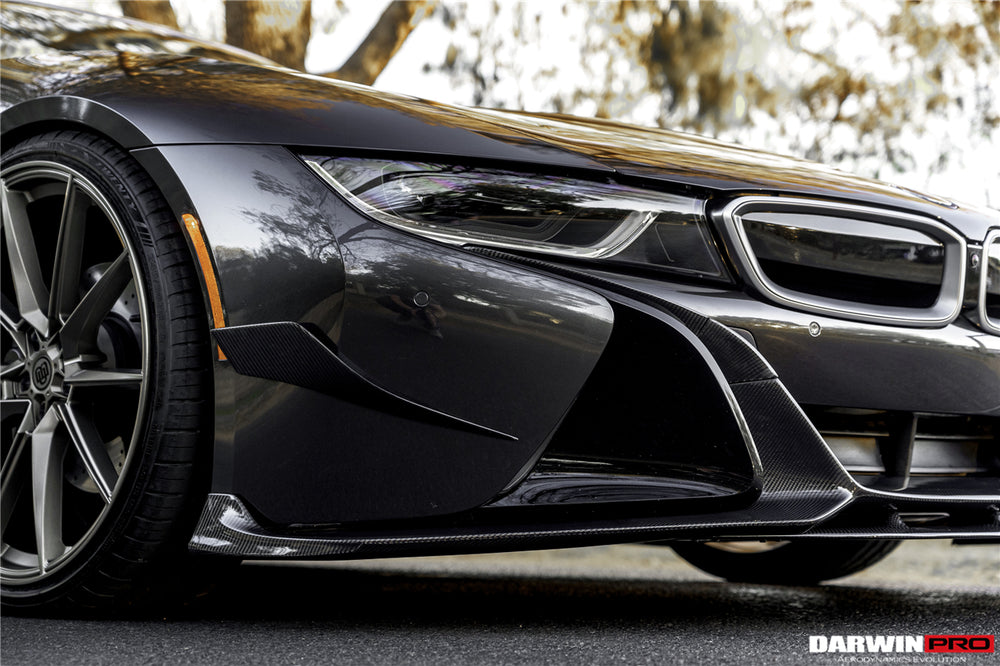 2014-2018 BMW i8 BZK Carbon Fiber Front Lip Splitter - DarwinPRO Aerodynamics