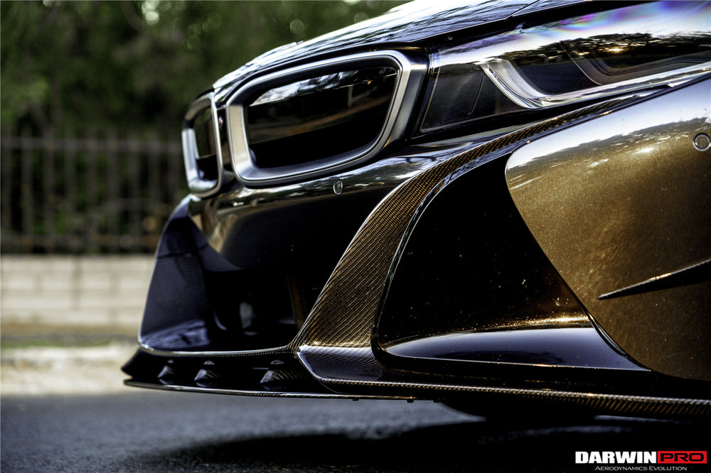 2014-2018 BMW i8 BZK Carbon Fiber Front Lip Splitter - DarwinPRO Aerodynamics