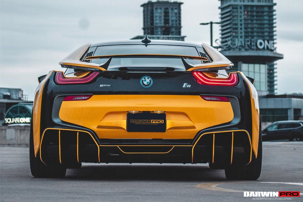 2014-2018 BMW i8 BZK Carbon Fiber Trunk Spoiler - DarwinPRO Aerodynamics