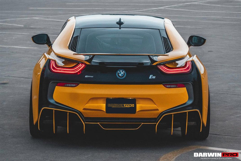 2014-2018 BMW i8 BZK Carbon Fiber Trunk Spoiler - DarwinPRO Aerodynamics