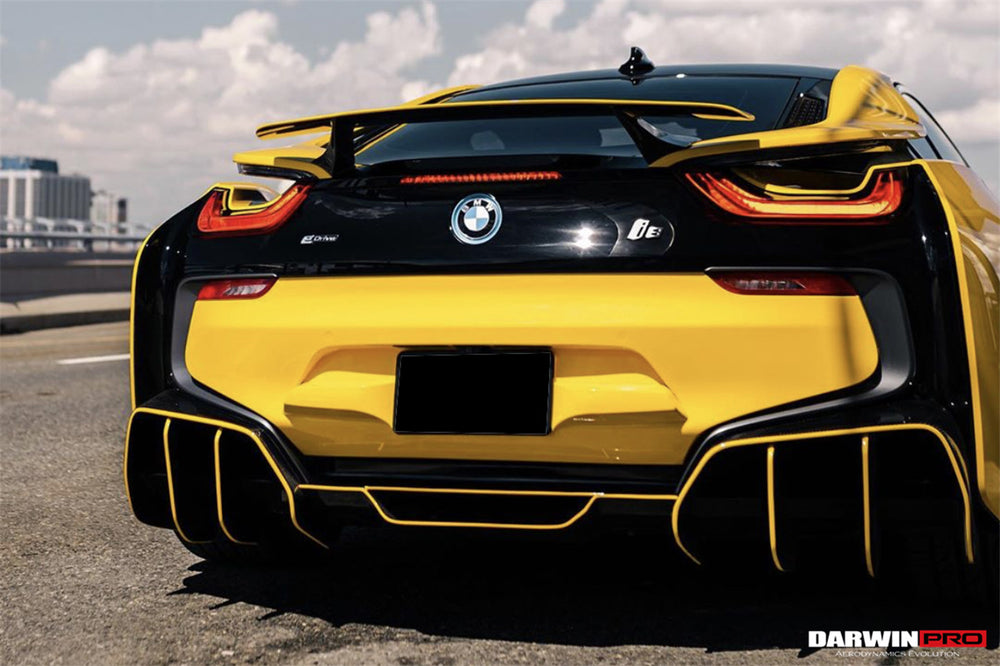 2014-2018 BMW i8 BZK Carbon Fiber Rear Diffuser - DarwinPRO Aerodynamics